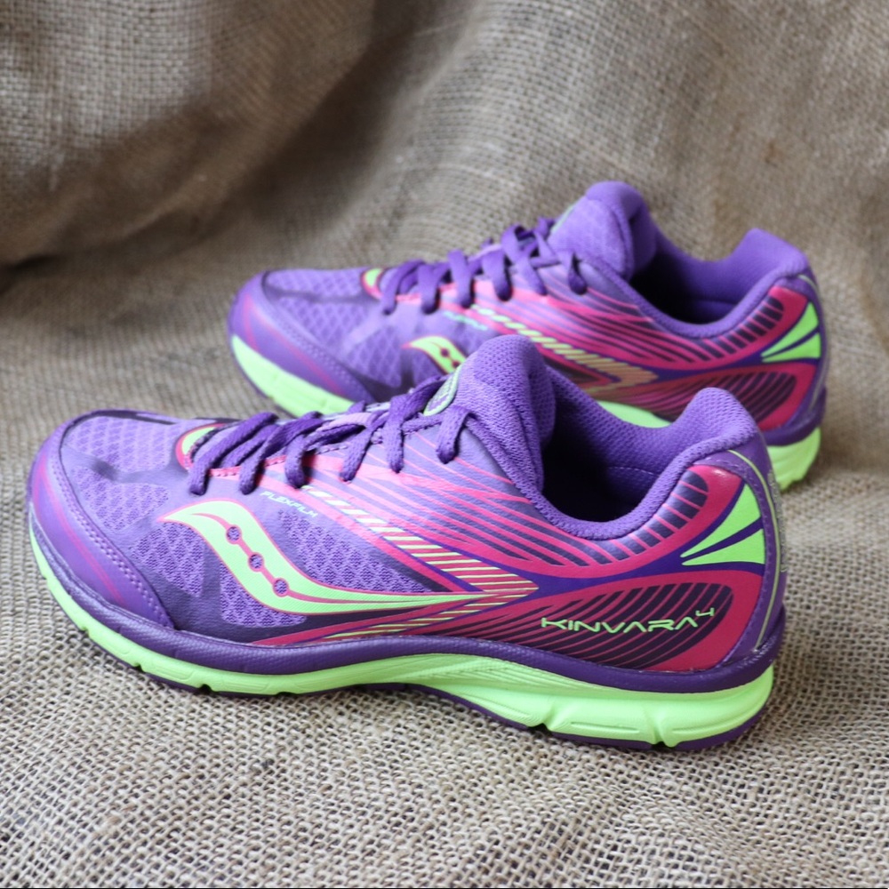 Saucony Kinvara Like New Running Shoes Purple